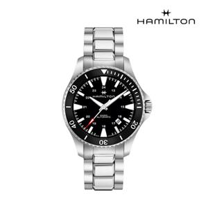 [해밀턴]H82335131 카키 스쿠버 오토 40mm 블랙 메탈 남성 시계