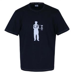 CP컴퍼니 로고 반팔 티셔츠 16CMTS171A 110056W D08