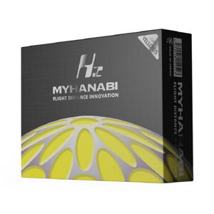 골프공 마이하나비 정품인증비거리용 컬러볼 옐로우 3구