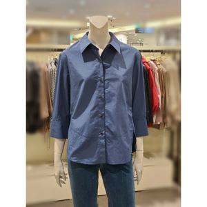 [트리아나][트리아나] 소고 칠부소매 셔츠형블라우스TJ2BA05 (P0