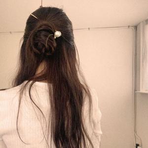 올림머리비녀 한복 헤어 여성스러운 비녀 머리핀