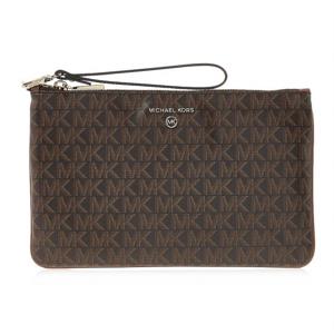 [마이클코어스] 여성 로고 코팅 캔버스 클러치백 34S3GT9W3V 252