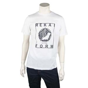 [카이아크만] 박스 오각형 프린트 티셔츠(KPBTS026U0_WH)