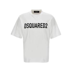 디스퀘어드2 반팔 티셔츠 S74GD1197D20004100 White Black