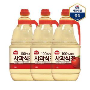 [사조대림]해표 사과식초 1.8L x 3개