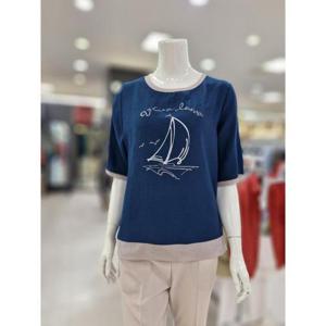 화이트호스 세이브존05 앞면 나염 블라우스 A42246