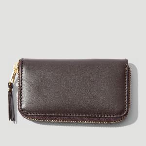 꼼데가르송 브라운 가죽 집어라운드 카드지갑 SA410X 2