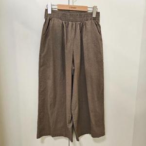 스테파니 HC07 린넨 7부 밴드 와이드팬츠 A24PT4603