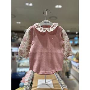 [압소바] 압소바CH 소피 니트 우주복 AZ5-22306 임신축하 무형광 신생아우주 출산 조카선물 AZ522306