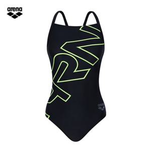 [아레나] 아레나 선수 네온 A4BL1CO02 BLK (주머니백 증정)  여성 수퍼플라백 원피스 실내수영복 A4BL1CO02