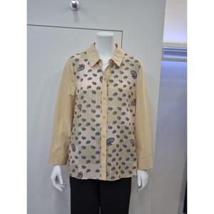 벨리시앙 세이브존04 페이즐리 셔츠카라 블라우스 BL3302