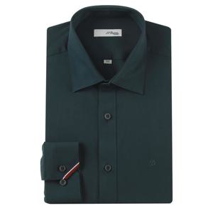 [에스티듀퐁(셔츠)]24FW남성 긴팔 슬림핏셔츠 딥그린 RT스트래치 SE4FM21LS310SGE