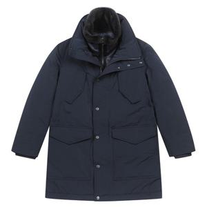 [페라로밀라노] (정가899000) 양털탈착 토퍼 점퍼 네이비 (A0CT45149)