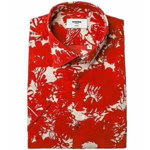 [레노마(셔츠)]리플 프린트 남자 반소매 일반핏셔츠 RNUSG1254OR