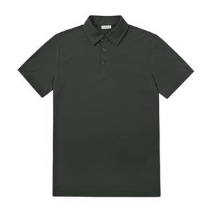 [페라로밀라노] (정가129000) 아이스코튼 카라 반팔 티셔츠 카키 (AM0DKS20926)