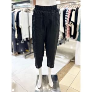 [트리아나]린넨 밴딩 배기 바지 AK2XA17