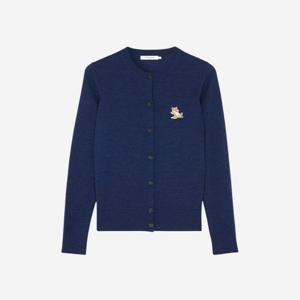 메종키츠네 칠랙스폭스 여성 가디건 네이비IW00528KT1036-H481