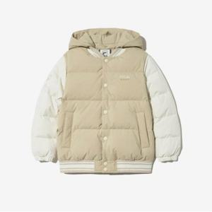 [휠라키즈] 후드 탈착 바시티 다운 점퍼 (FK2DJG4401X_NBG)