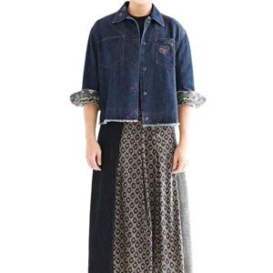 [비꼴리끄]데님 오버핏 자켓 B244DJ2140