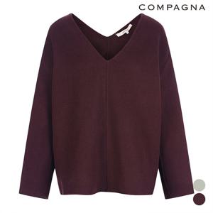 V넥 모직 블라우스_CCBW1-WRB400