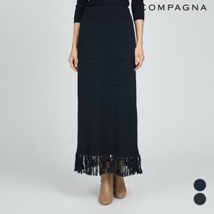 밑단 수술 H라인 니트 스커트_CABW0-WSS600