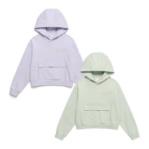 내셔널지오그래픽키즈 K244GHD910 세미크롭 후드 티셔츠 (기모) 2종택 1