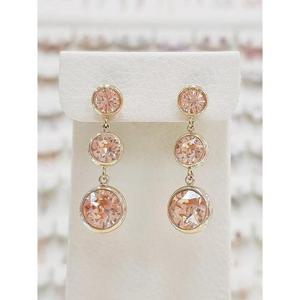 볼라레 세이브존01 럭셔리 꼬냑 다이아 드롭 귀걸이 LE869