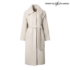 [나인식스뉴욕(영캐릭터)]스트랩 버튼업 포켓 백 트임 울 롱 맥코트 (NO4JH008L0)