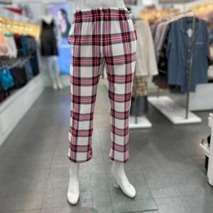 솔브 sh06 포근한 체크 남자 파자마하의 SEP2473M