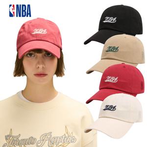 [엔비에이]남녀공용 베이직 흘림체 소프트볼캡 모자 N255AP264P