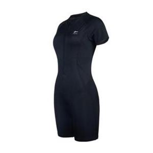 [레노마수영복]여성 3부 베이직 반팔 반신 수영복LF2E864_BK