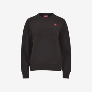 겐조 보크 플라워 자수 맨투맨 블랙 여성 FE6 2SW161 4MF 99J