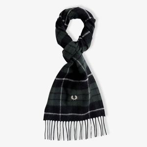 [공식] 램스울 타탄 스카프 - 블랙 CFPU2438137-102