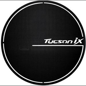 투싼IX 주유구커버 스티커