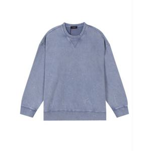 [버커루]남자3단 쭈리 오버핏 페인팅 빈티지 맨투맨(B251TS322P