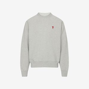 아미 하트 로고 맨투맨 그레이 공용 BFUSW005 747 0951