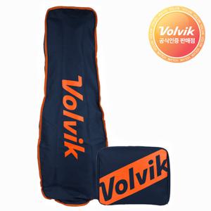 볼빅 투어세이프 수납일체형 골프백 항공커버 (네이비오렌지)
