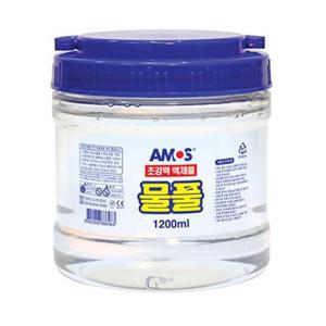 아모스 대용량 초강력 액체 물풀 1200ml