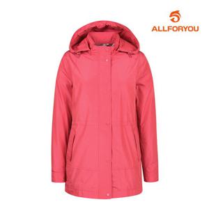 [올포유][올포유] 여성 후드 탈착 체크 배색 점퍼 AWJUL1471-403