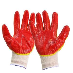 이중황코팅장갑 두꺼비 13G 이중황코팅 안전장갑