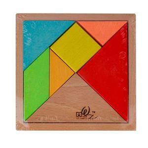 원목 칼라칠교놀이 나무도형 조립퍼즐 교구 장난감