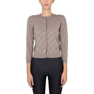 발렌시아가 알로버 로고 크롭 가디건 706303 T32340966