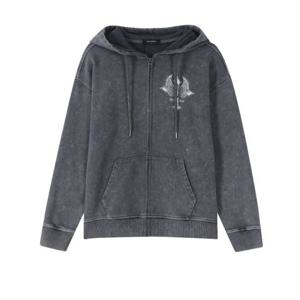 [버커루][PREMIUM]남자 3단 쭈리 빈티지 아트웍 후드집업(B255TJ390P)