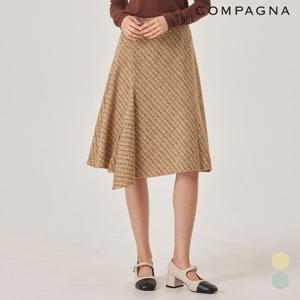 트위드 A라인 미디 스커트_CACS2-WQS130