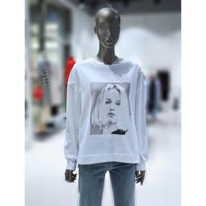 제시뉴욕 세이브존04 밑단언발 프린트 티셔츠 AEM5TZ2100PP