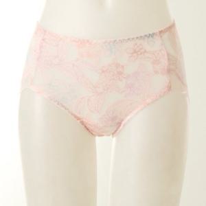 [와코루 란제리] 아랫배를 충분히 덮는기장 번아웃프린트 팬티 (WC520T-SP) WLGC520T