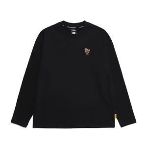 내셔널지오그래픽 N251UTS951 동물 와펜 세미 오버핏 티셔츠 CARBON BLACK