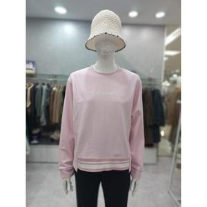 [스테파니] 세이브존05 배색 밴드 레터링 티셔츠1 A25TS5111PK