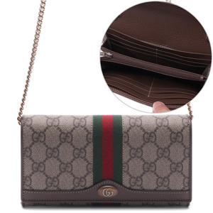 [구찌] 24FW 여성 오피디아 GG 체인 장지갑 (546592 96IWS 8745 24F)