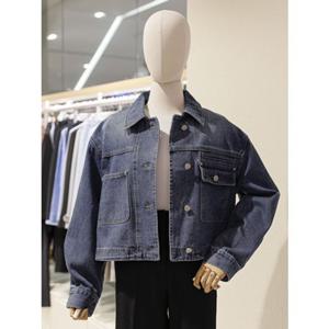 [숲] SOUP 숲 크롭 오버핏 데님 자켓 (SB3DJ80) SB3DJ80